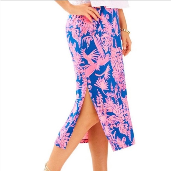 Lilly Pulitzer skirt in Night caw - Picture 8 of 8